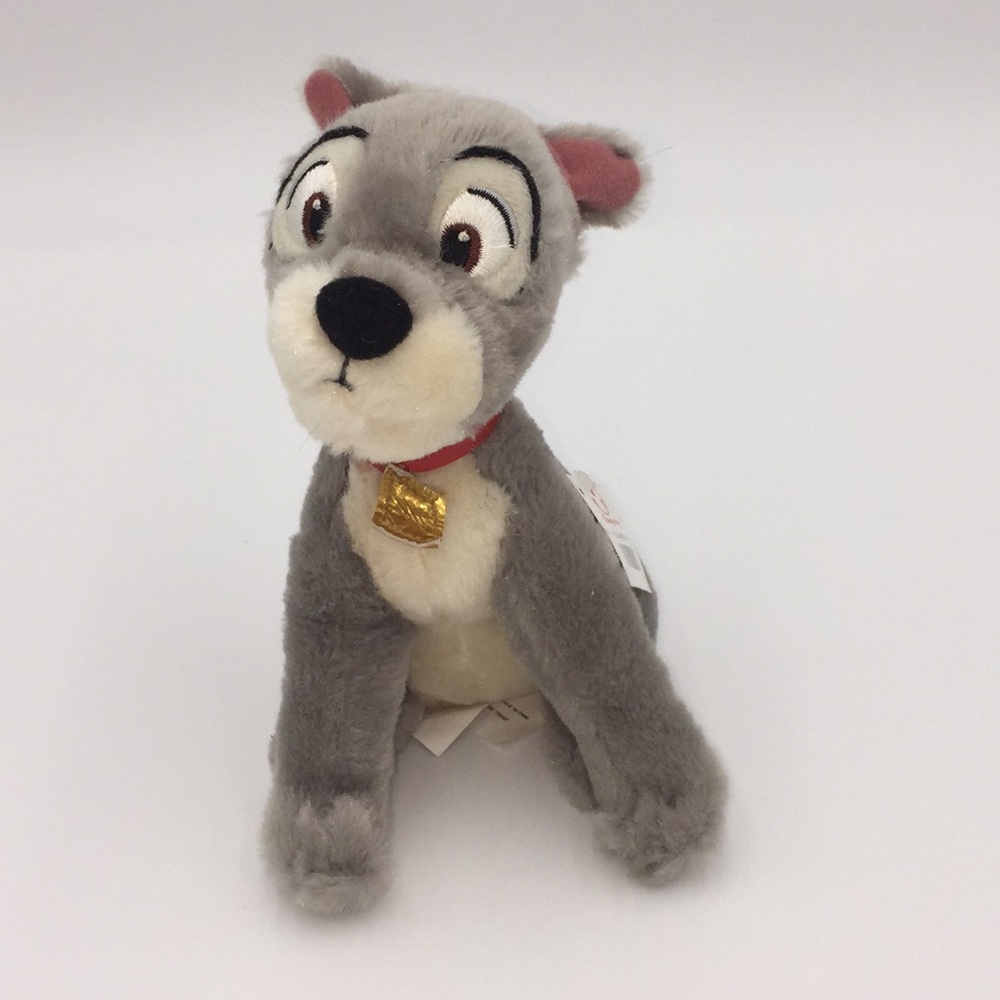 Disney Store Lady & The Tramp Plush Dog 7” Stuffed Animal Puppy Vintage